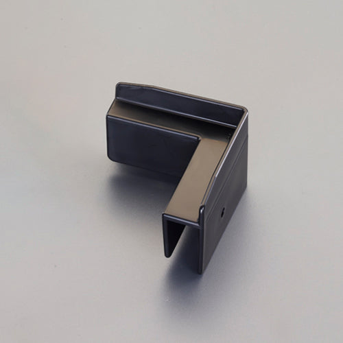 ESCO(エスコ) 70x70mm プラダンコーナーセット(L2個+R2個/導電/黒) EA911BG-16A