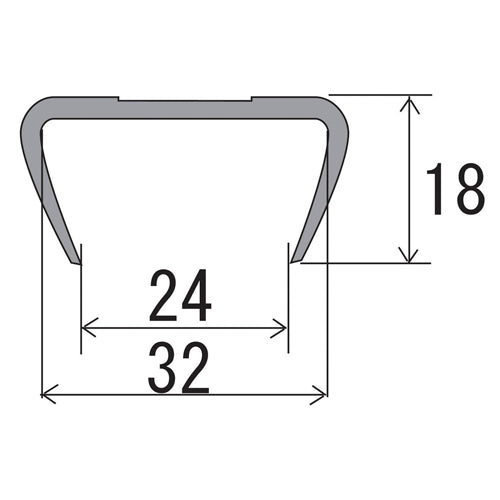 大研化成工業 24-32mmx2m トラック用ゲートプロテクター GT-R2BK