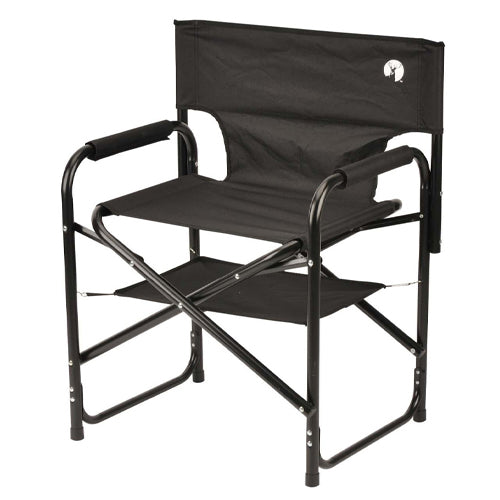 キャプテンスタッグ 620x480x800mm チェアー(ポータブル/ブラック) UC-1880