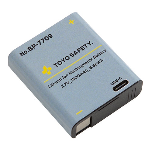 トーヨーセーフティ 替バッテリー(EA915ET-71用) No.BP-7709