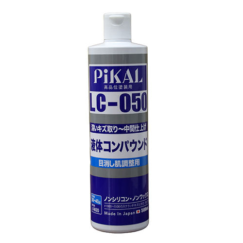 日本磨料工業(PIKAL) 500ml液体コンパウンド(目消し調整用/#400) 62407