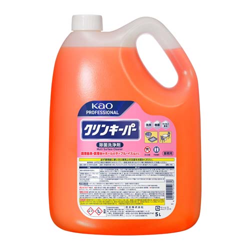 ESCO(エスコ) 5.0L 食器調理器具用除菌洗浄剤(クリンキーパー) EA922KA-68