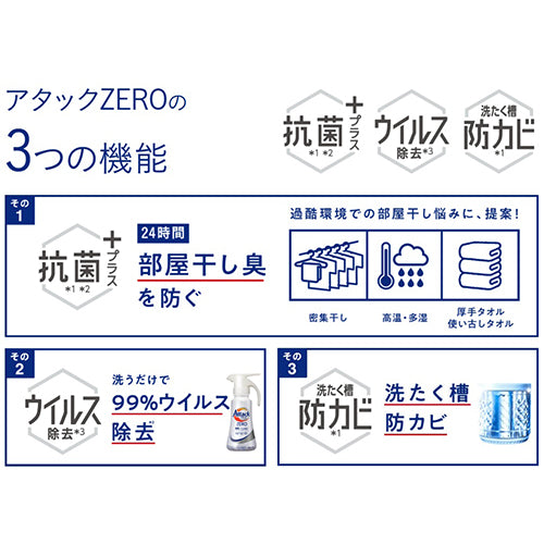 ESCO(エスコ) 380g 衣類用洗剤(アタックZERO) EA922KB-13H