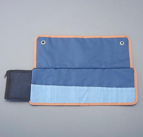 ESCO(エスコ) 436x160mm ドリルロール(デニム/15ポケット) EA925BN-11