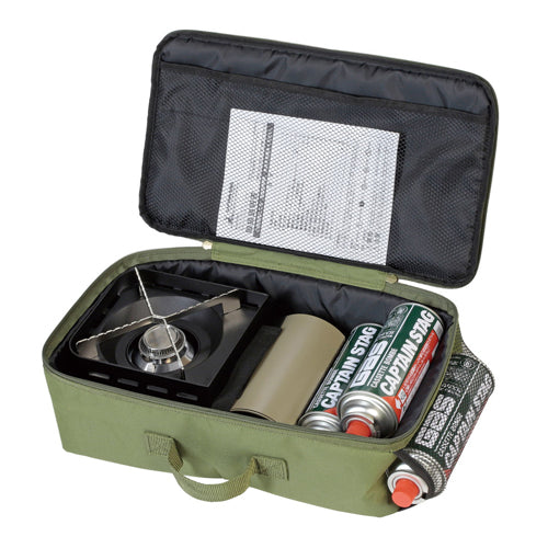 キャプテンスタッグ 410x235x140mm 収納バッグ(OD色) UF-41