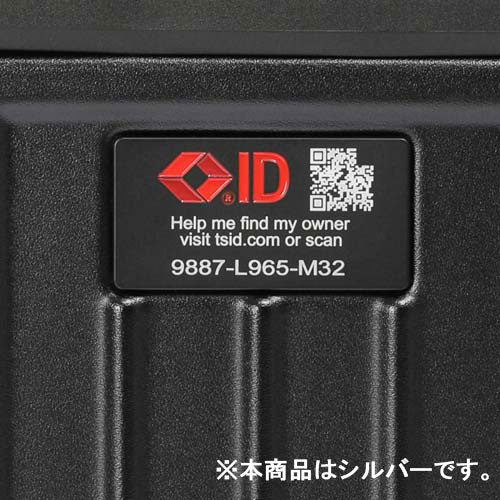 ESCO(エスコ) 480x300x680mm/91L キャリーケース(シルバー) EA927AX-11D