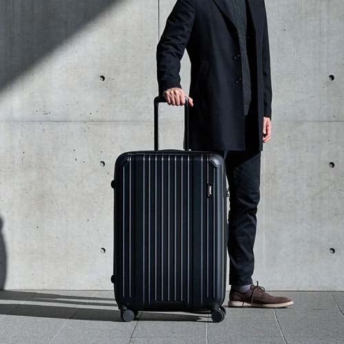 ESCO(エスコ) 480x300x680mm/91L キャリーケース(ブラック) EA927AX-12E