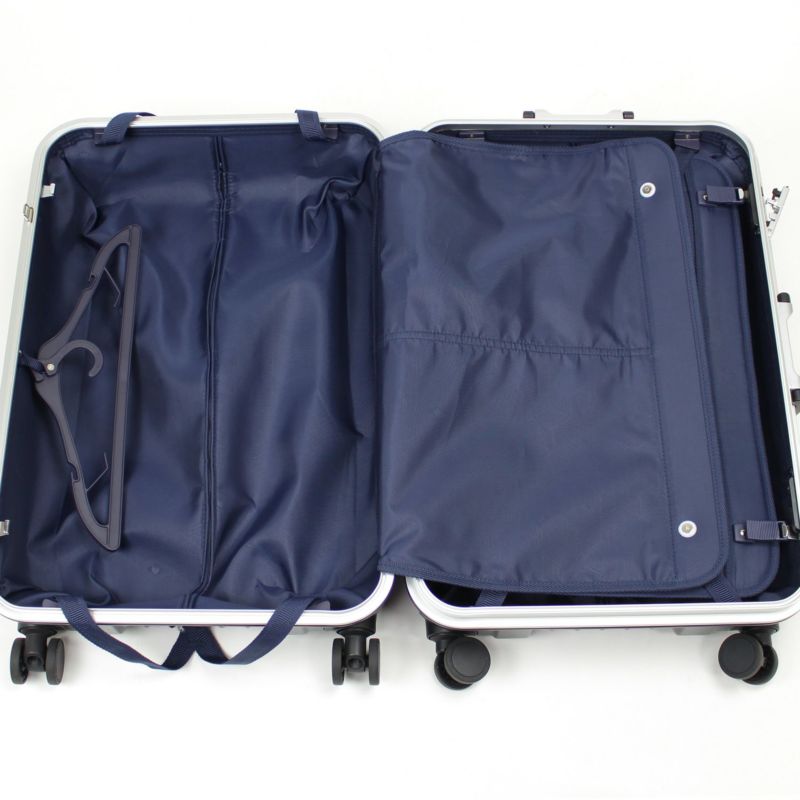 ESCO(エスコ) 420x270x610mm/64L キャリーケース(シルバー) EA927AX-16C