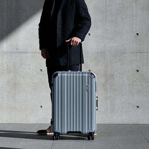 ESCO(エスコ) 420x270x610mm/64L キャリーケース(ブラック) EA927AX-17D