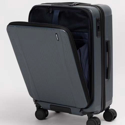 ESCO(エスコ) 390x250x560mm/52L キャリーケース(シルバー) EA927AX-30