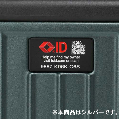 ESCO(エスコ) 400x250x580mm/54L キャリーケース(シルバー) EA927AX-6D