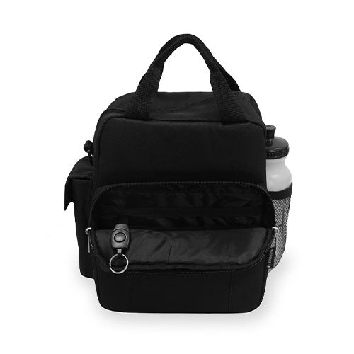ESCO(エスコ) 229x121x279mm/6.9L ショルダーバッグ(ブラック) EA927CH-208