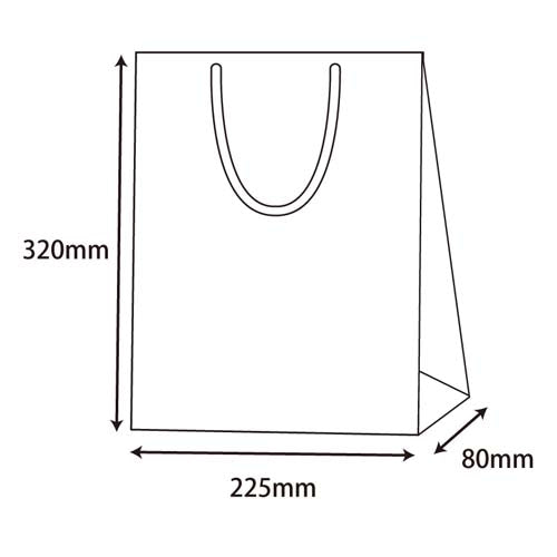 ESCO(エスコ) 225x 80x320mm 紙袋(銀無地/10枚) EA927SA-17