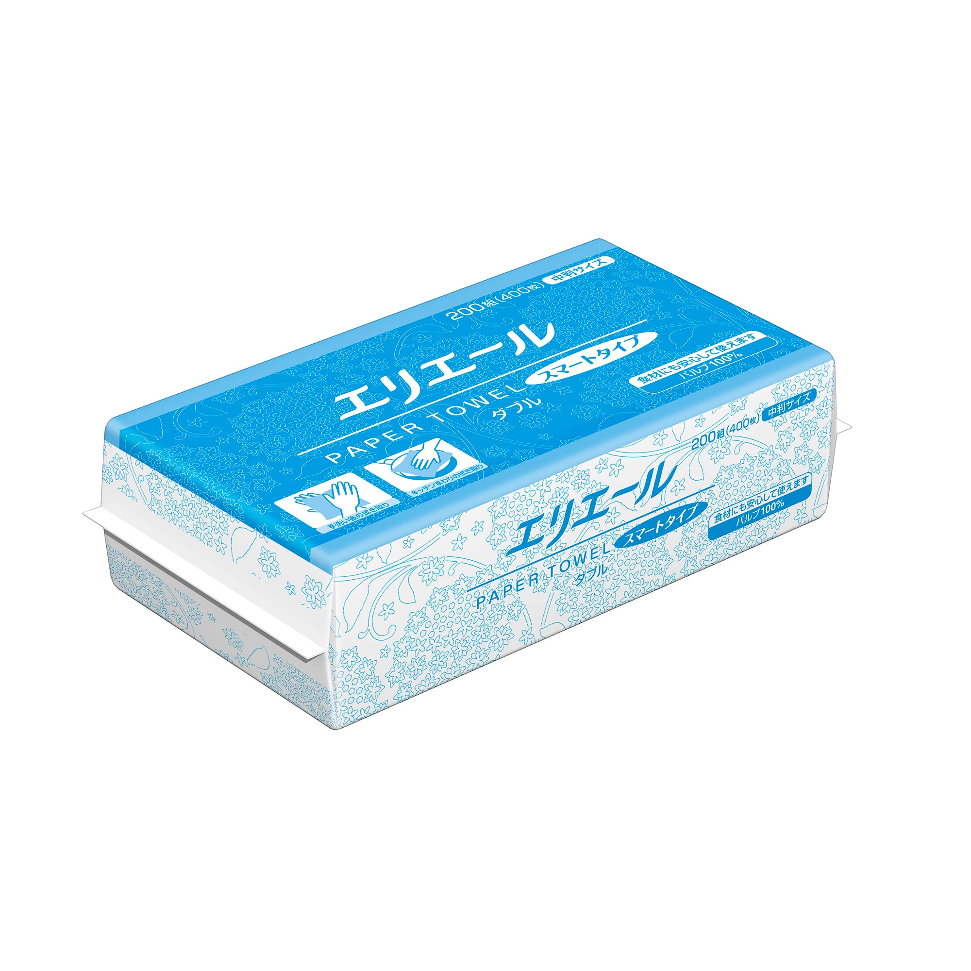 エリエール 230x210mm ペーパータオル(200枚) 21001287