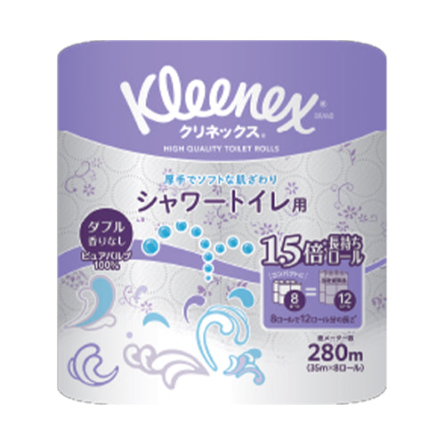日本製紙クレシア(CRECiA) トイレットペーパー(シャワートイレ用/ダブル/64巻) 28704