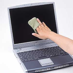 サンワサプライ 63x10x 93mm 液晶用クリーニングクロス(パッド型) CD-CC23G