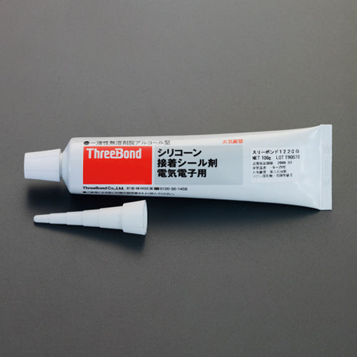 スリーボンド 100g シリコ-ン接着シール剤(電気電子用/乳白色) 1220G