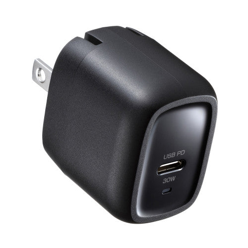 サンワサプライ AC100-240V USBPD充電器(1P/3A/黒/TypeC) ACA-PD99BK
