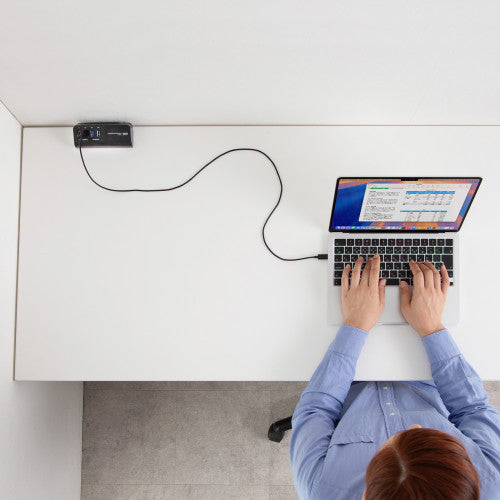 サンワサプライ AC100V/USB充電器(2+2ポート/クランプ式/黒) ACA-PD106BK