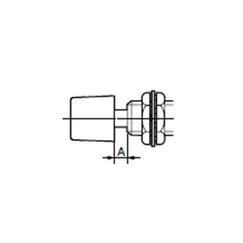 NKKスイッチズ 125V/3A 押しボタンスイッチ(2極双投/小型) MB-N25S1W