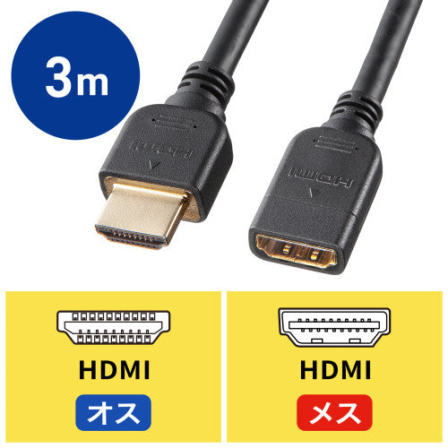 サンワサプライ 3.0m HDMI延長ケーブル KM-HD20-UEN30