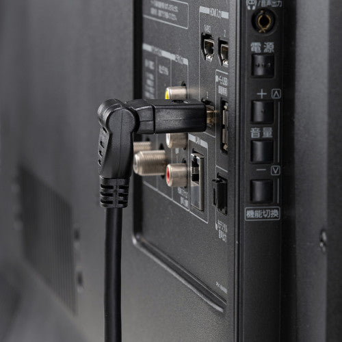 サンワサプライ 1.0m HDMI延長ケーブル(3Dコネクタ) KM-HD20-3DEN10N