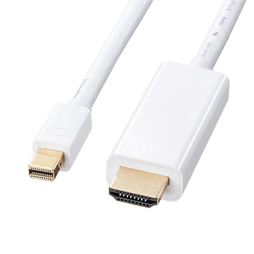 サンワサプライ 2.0m MiniDisplayPort-HDMIケーブル KC-MDPHDA20