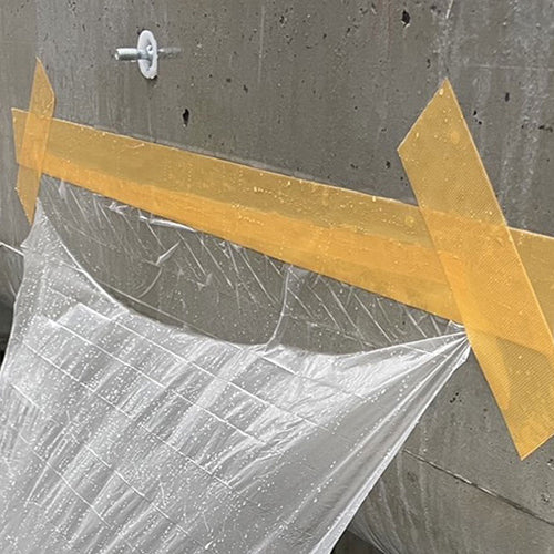 ニチバン 50mmx10m 湿潤コンクリート用粘着テープ WCT-50