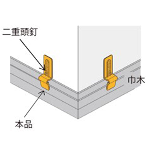 ESCO(エスコ) 2.2x38mm 二重頭釘(100本) EA945VF-61