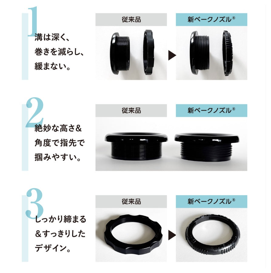 ESCO(エスコ) 19mm ベークノズル(黒/10個) EA948HJ-19A
