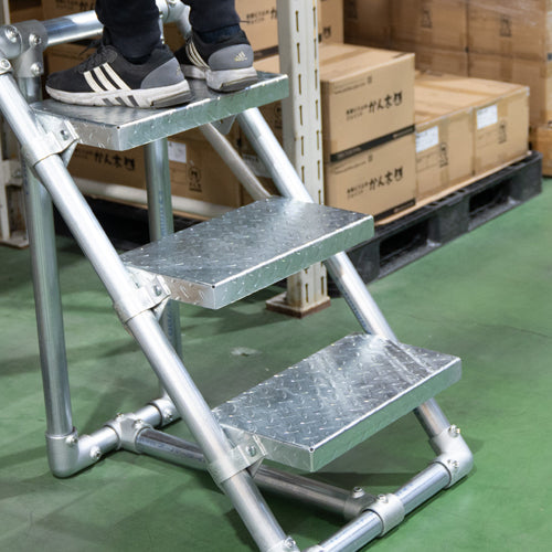 ESCO(エスコ) 250x450mm 角度調整機能付自在ステップ(2枚) EA948TF-105B