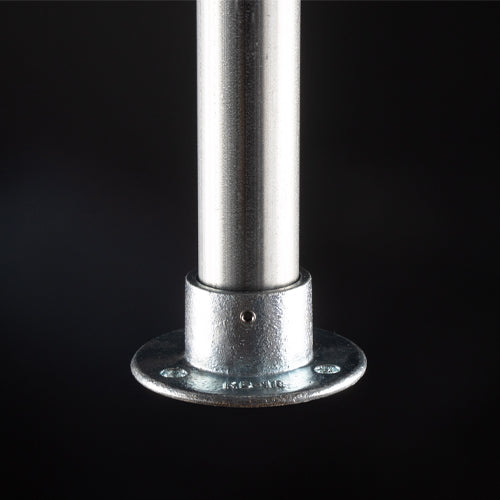 ESCO(エスコ) 48.6mm パイプジョイント(ベース/丸型) EA948TF-21A