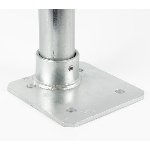ESCO(エスコ) 140x140mm/Φ48.6mmパイプ用ベース(端用) EA948TF-23AA