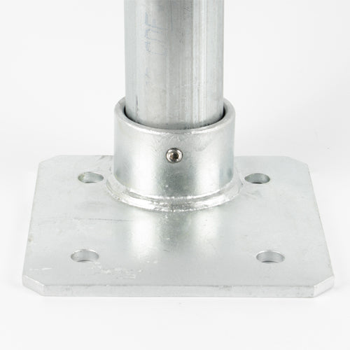 ESCO(エスコ) 140x140mm/Φ48.6mmパイプ用ベース(端用) EA948TF-23AA