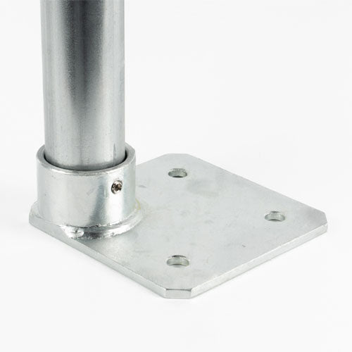 ESCO(エスコ) 140x140mm/Φ48.6mmパイプ用ベース(コーナー用) EA948TF-23BA