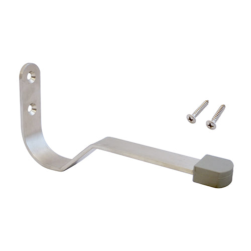 ESCO(エスコ) 150mm 戸当り(ステンレス製/フック付/グレー) EA951LF-34