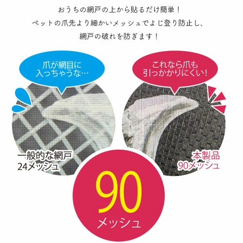 ESCO(エスコ) 0.82x2.0m/90メッシュ 防虫網(グレー) EA952AL-11