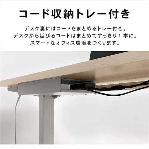 アイリスオーヤマ(IRIS OHYAMA) 1200x650x720-1200mm 電動昇降テーブル(白) DST-1200
