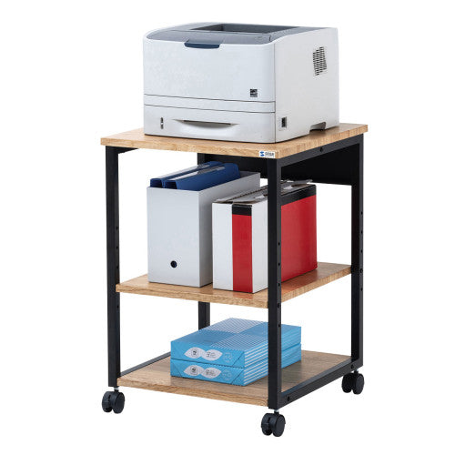 サンワサプライ 500x500x700mm プリンターラック(木目) LPS-118LM