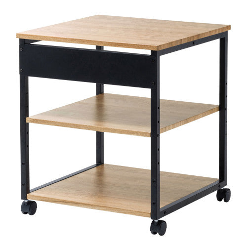 サンワサプライ 600x600x700mm プリンターラック(木目) LPS-117LM