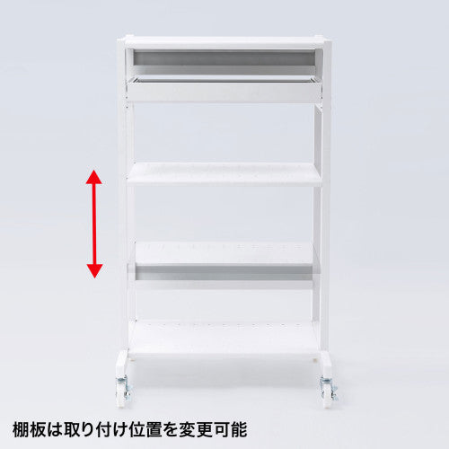 サンワサプライ 650x610x1107mm 立ち作業用デスク RAC-508