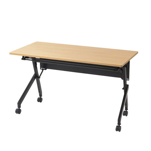サンワサプライ 1200x600x700mm ミーティングテーブル(木目) FLD-12060M