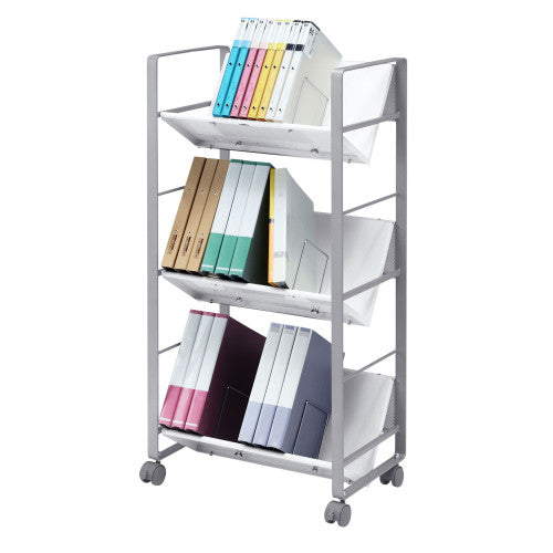 サンワサプライ 550x350x 695mm ファイルワゴン WG-100N2