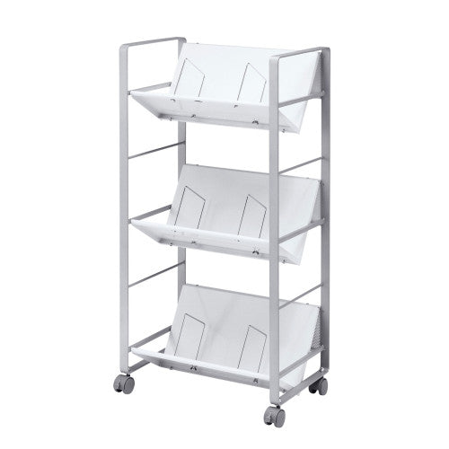 サンワサプライ 550x350x 695mm ファイルワゴン WG-100N2