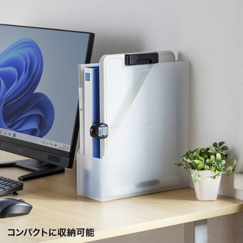 サンワサプライ 240x 44x339mm 原稿スタンド DH-322GY