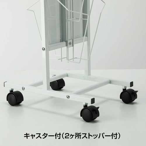 テラモト 267x370x1250mm 両面パンフレットスタンド OT-980-156-0