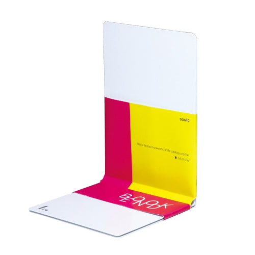 ESCO(エスコ) 136x139x200mm ブックエンド(ホワイト) EA954TE-29A