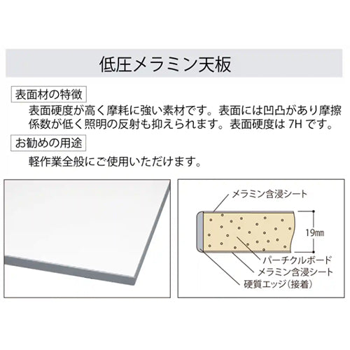 山金工業 750x600x738mm ツールワゴン(作業天板付) HTC-7560W