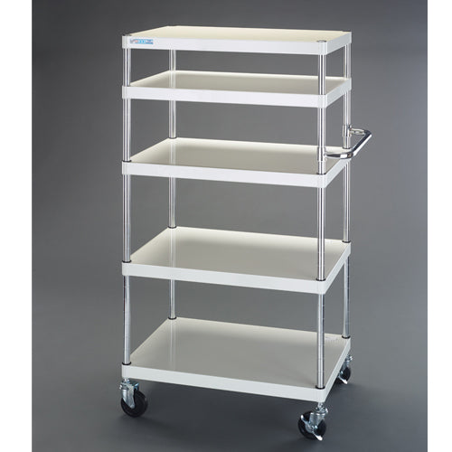 サカエ 900x600x1500mm/5段 ツールワゴン CSP-90155YW