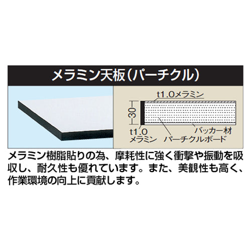 サカエ 1200x750x630-1280mm/250kg 作業台(電動式) DKN-127MW
